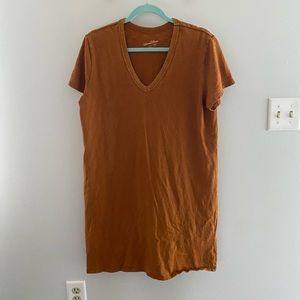 Camel T-shirt dress
